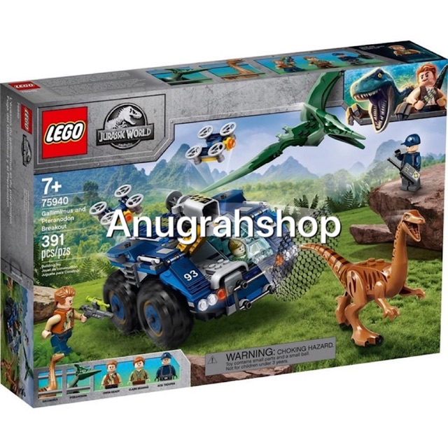 LEGO 75940 JURASSIC WORLD Gallimimus and Pteranodon Breakout