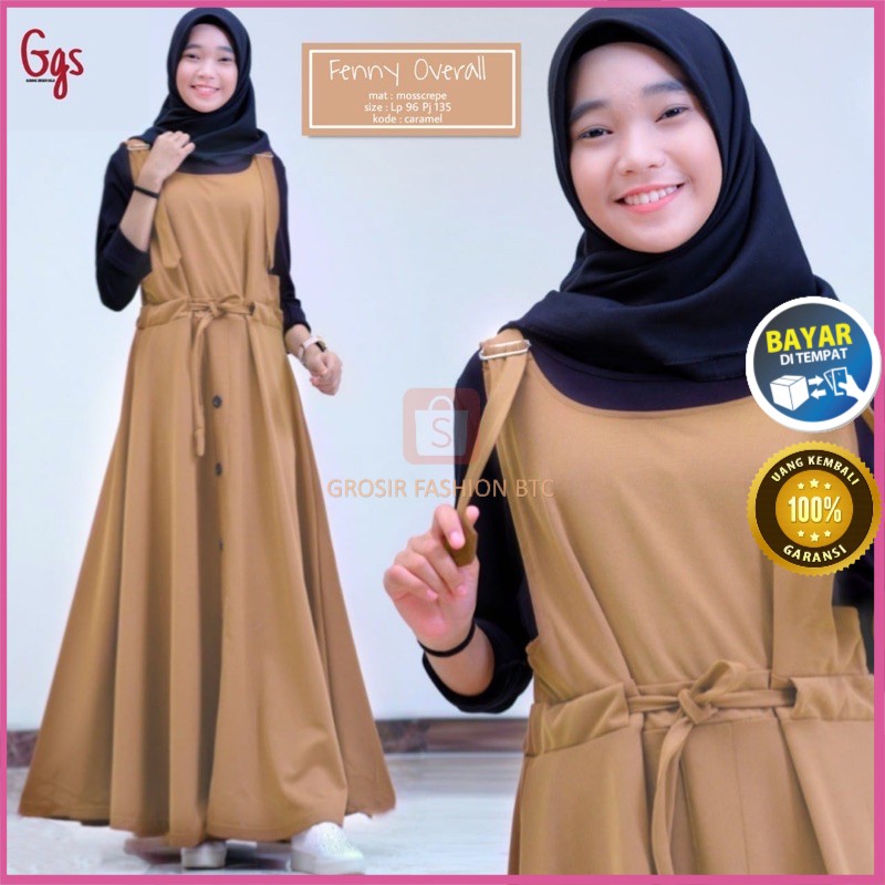 FENNY OVERALL BEST SELLER ORIGINAL GGS BY SHOFIYA (FREE INNER)