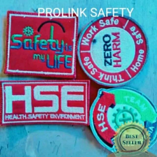 PAKET HSE TEAM SAFETY LOGO BORDIR