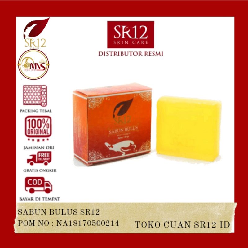 Sabun bulus sr12 ampuh untuk menghilangkan jerawat badan gatal gatal untuk anak dewasa dan lansia sa