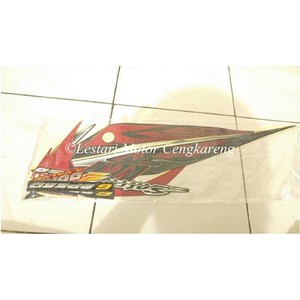 Striping Lis / Stiker body motor Satria Fu 2010 Merah