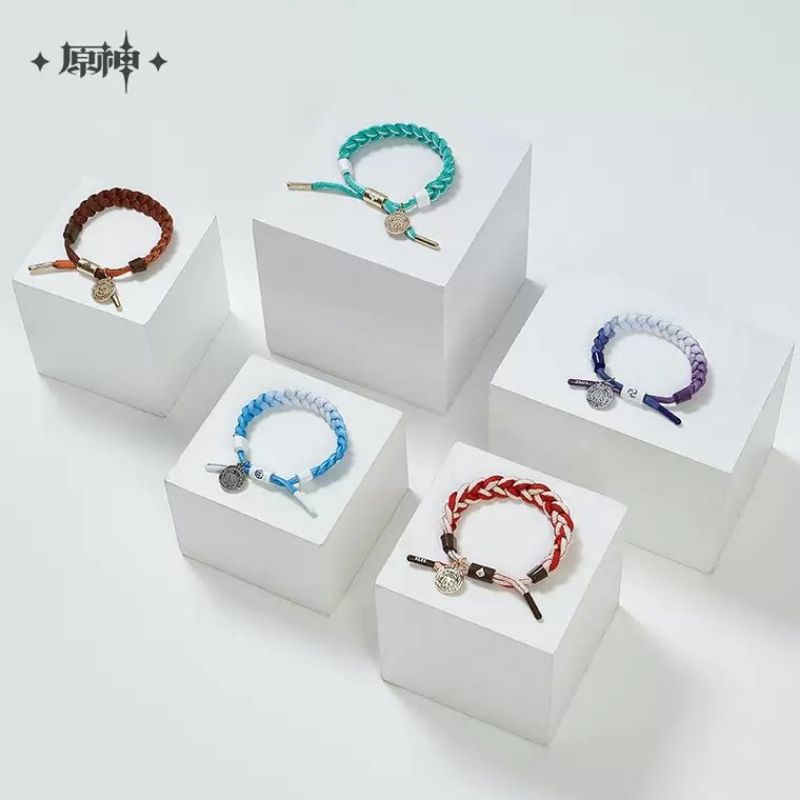 [READY STOCK] Official Hoyoverse Genshin Impact GI Bracelet Zhongli Klee Venti Barbara Keqing