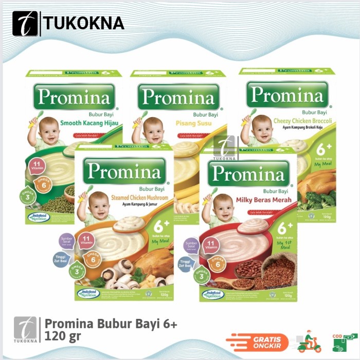 

Promina Bubur Bayi 6+ 120gr