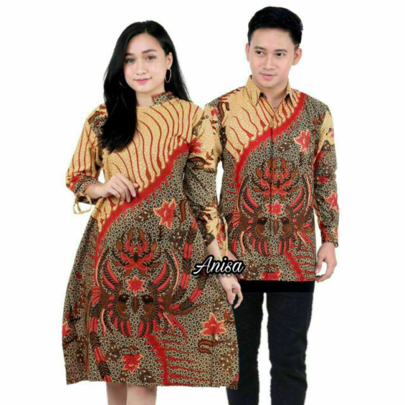 Baju Couple kemeja batik Tunik batik M.L.XL.XXL ori goedank store batik Pekalongan