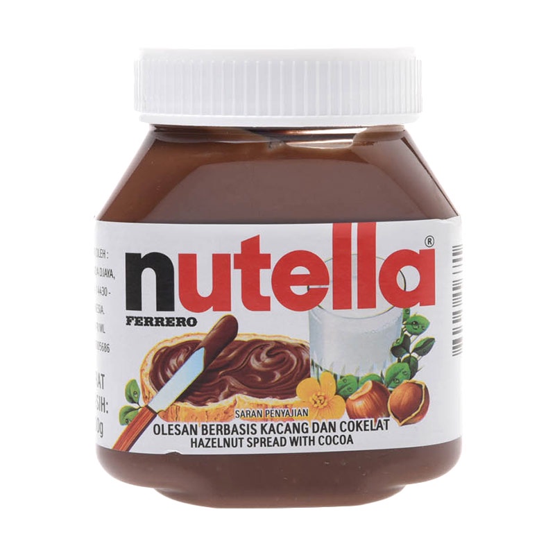 

Nutella Ferrero 200gr Selai Coklat Nutella BOTOL MINI barcode 80051671