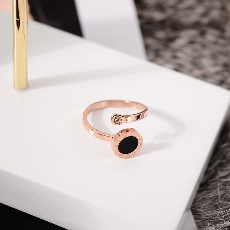 Cincin Mini Korea bahan titanium bisa Fashion Cocok Untuk pesta hadiah trend kini CK096