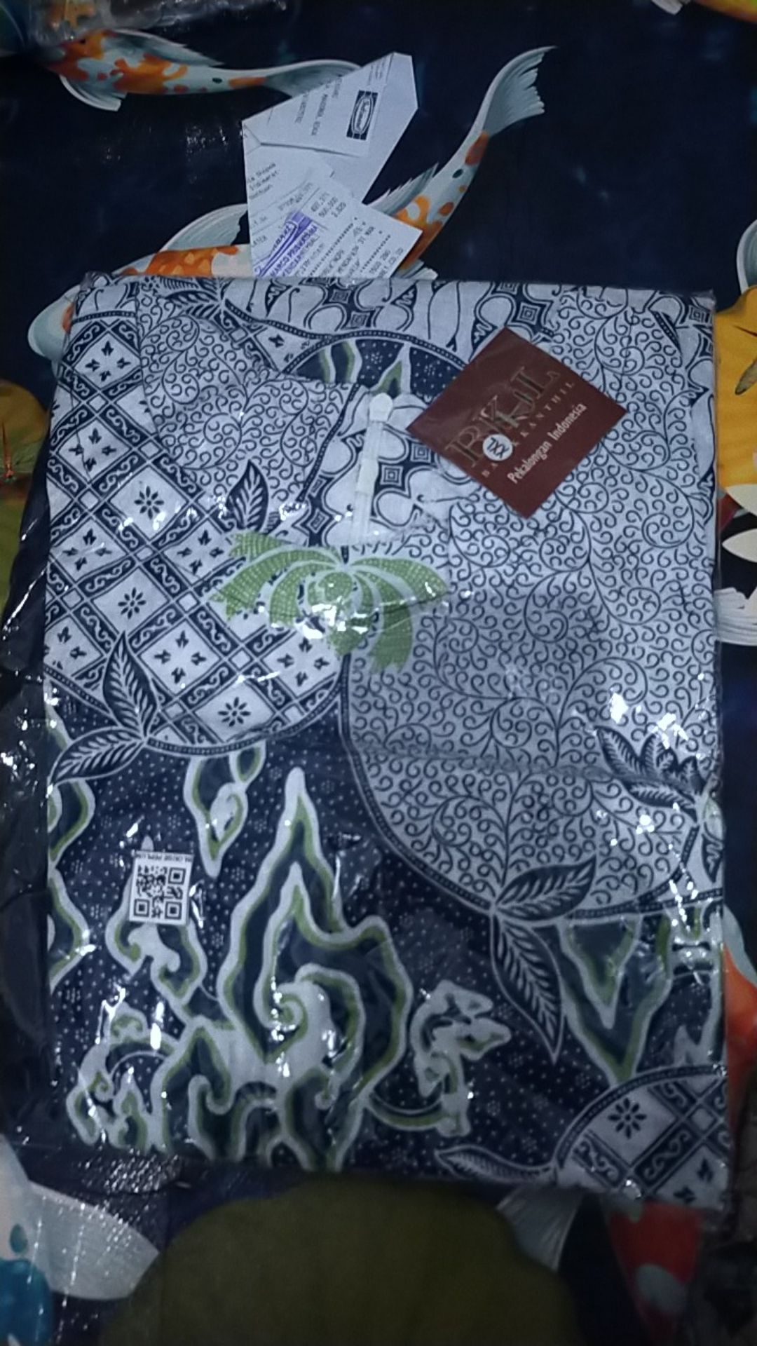 Tey-17 Batik Wanita Asj Sa Hrb026 Kenongo Kemeja Tosca Pendek