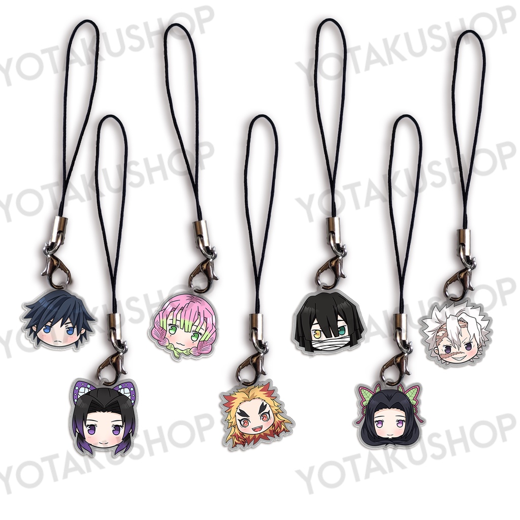 Tali Strap Gantungan HP Anime Kimetsu Yaiba Hashira Fanmerch YOTAKUSHOP