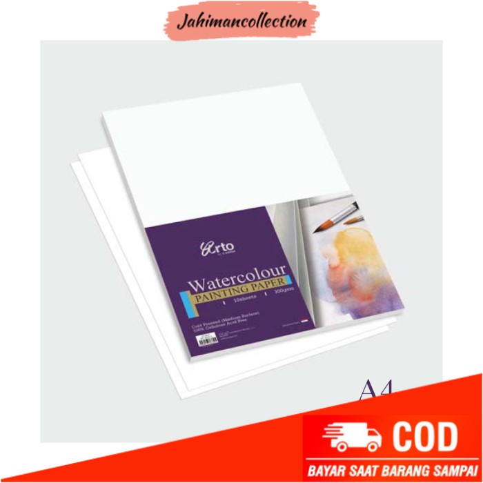 

✨ BISA COD ✨ ARTO Watercolour Paper Pack A4 (300 gsm, 10s, 100% Cellulose)