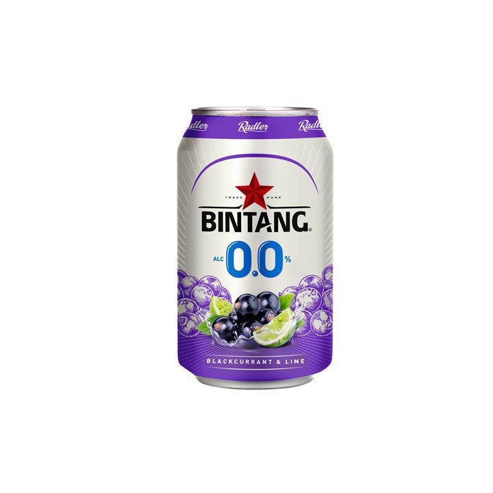 Bintang Radler 0.0% Blackcurrant & Lime 330 ml
