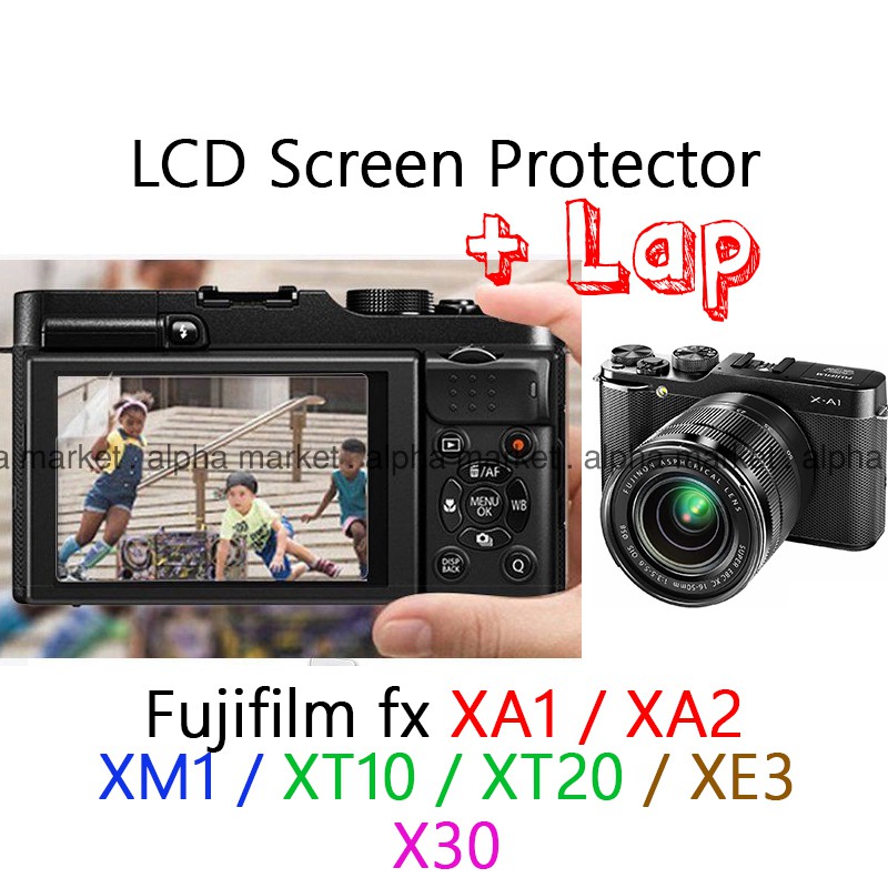 Anti gores Screen Protector Kamera Fujifilm Fx Mirrorless X-a1 X-a2 X-m1 X-e3 XA1 XA2 XM1 XE3