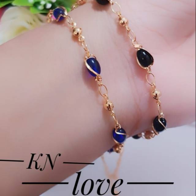 Xuping gelang lapis emas