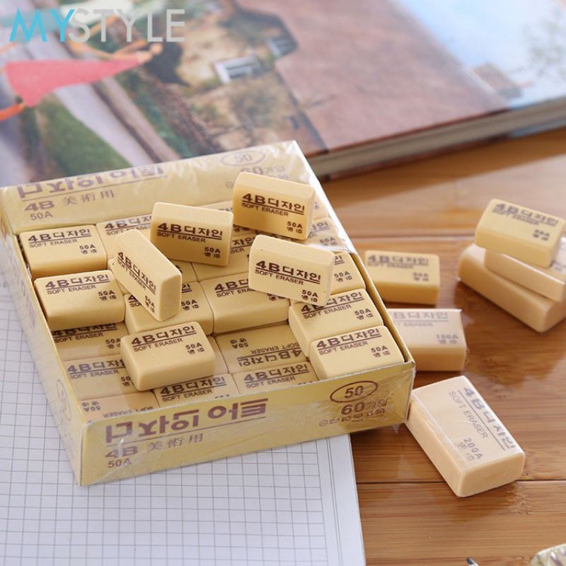 

PENGHAPUS PENSIL KOTAK COKLAT ERASER PERLENGKAPAN SEKOLAH MURAH