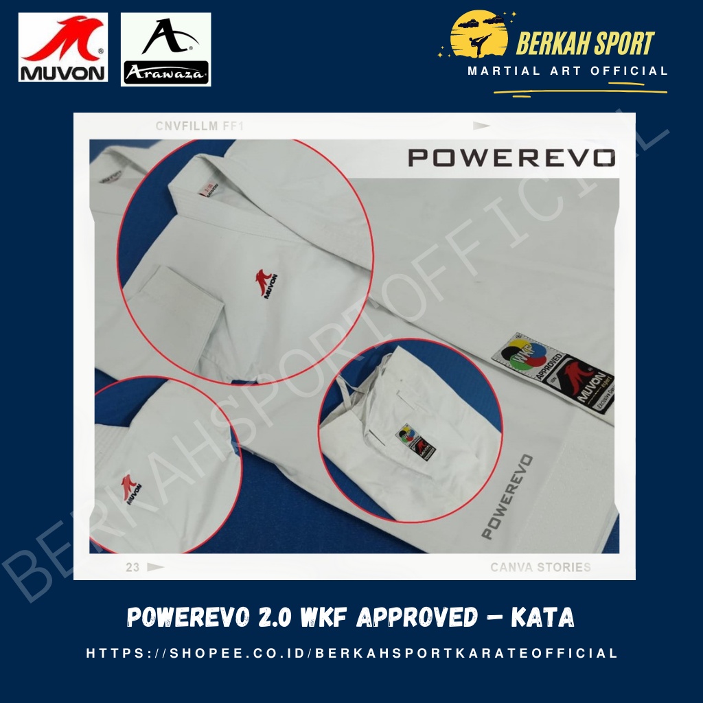 Baju Karate POWEREVO 2.0 WKF Approved – Kata