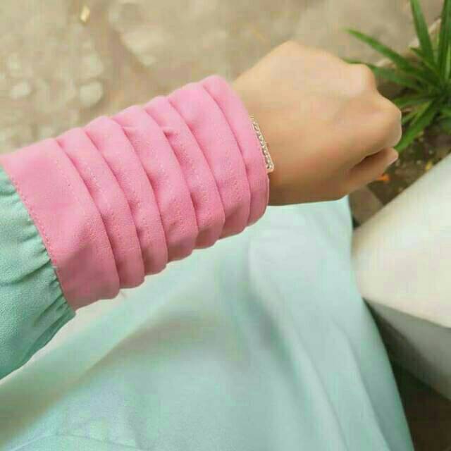 Hafsah Dress Gamis Wollycrepe original by Alsava