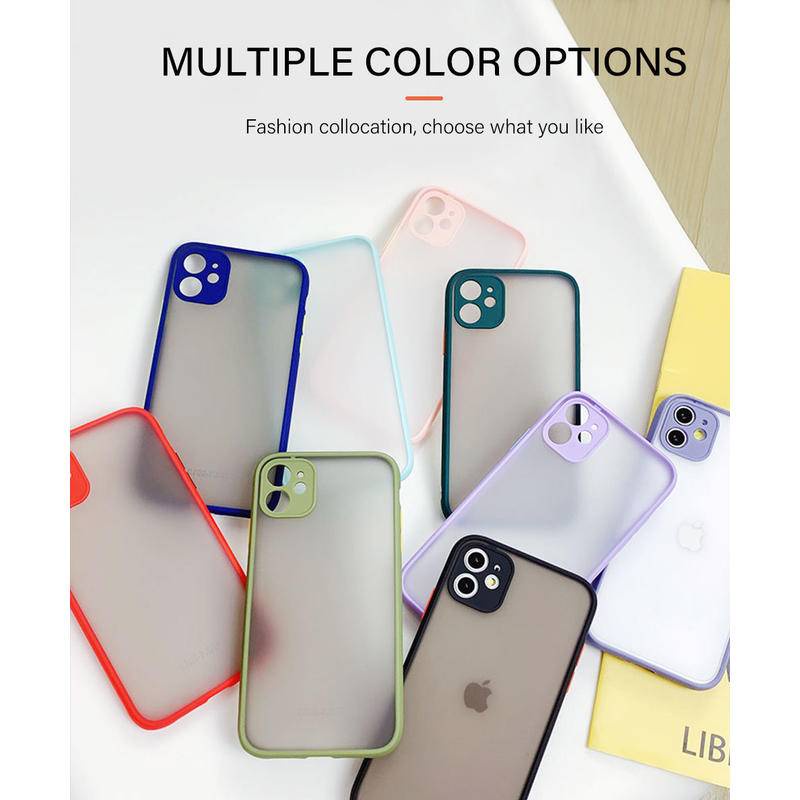 Hard Case Bahan PC Matte Shockproof Untuk iPhone 11 Pro MAX X XS MAX XR 11