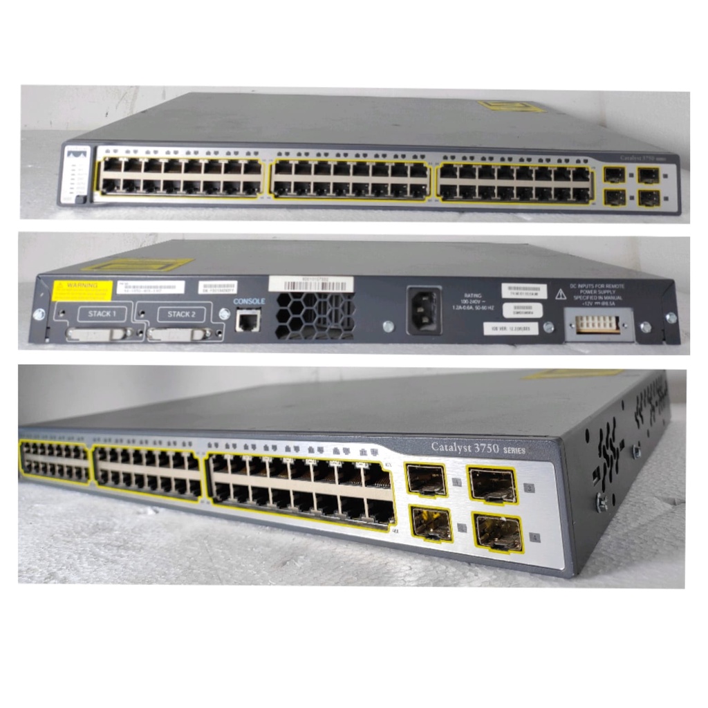 Cisco Catalyst 3750 Series WS-C3750-48TS-S