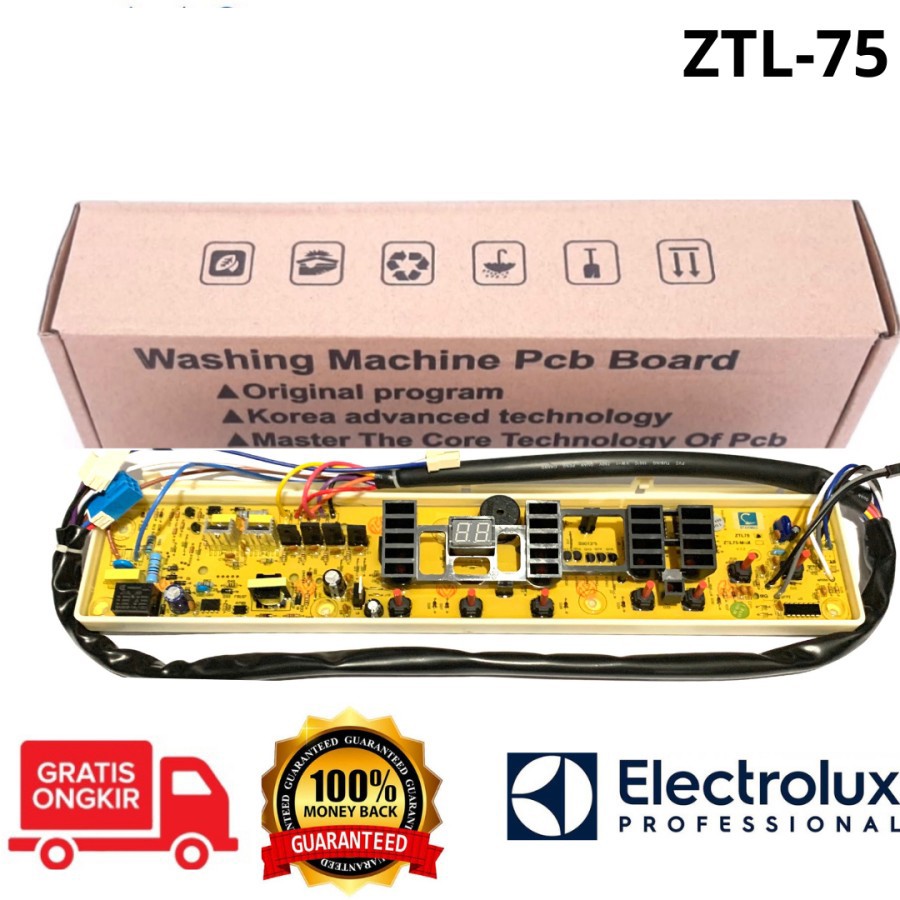 Modul pcb mesin cuci electrolux EWT-704S EWT-854 ZTL-75