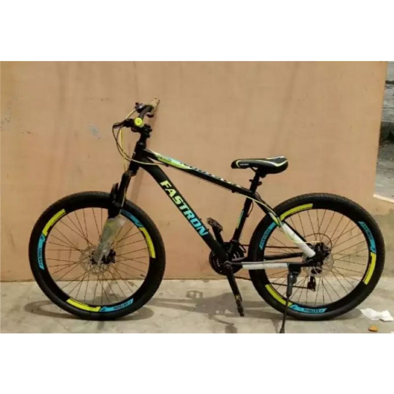 Sepeda gunung MTB 27.5 inch Fastron F-260 AL VT Murah - Black Yellow