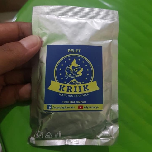 Umpan pelet Kriik ikan Mas