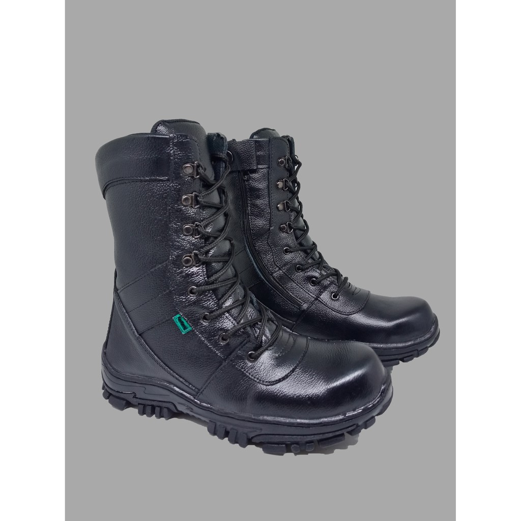 TERBARU!! SEPATU SAFETY BOOTS SEPATU KRUWEL LODONG HITAM SEPATU PRIA