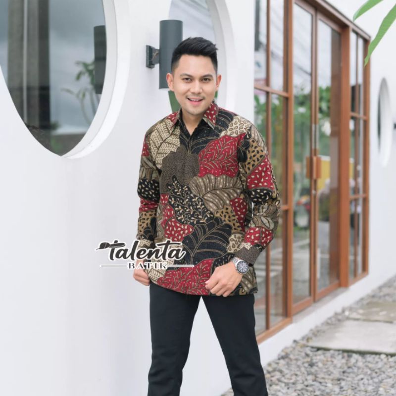 batik pria panjang katun baturaden Lapis furing batik Couple seragam kantor tunik batik