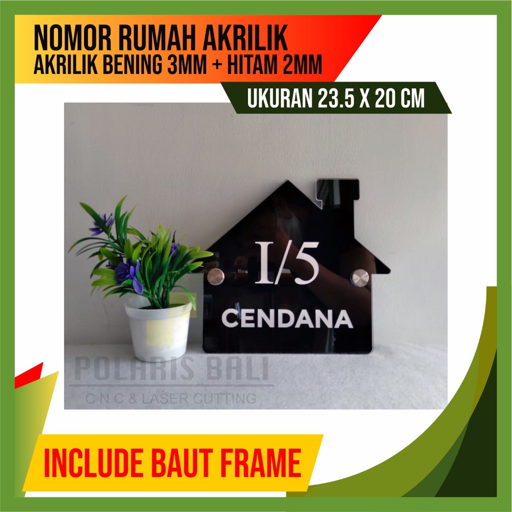 NOMOR RUMAH AKRILIK UNIK/NOMOR RUMAH AKRILIK MINIMALIS