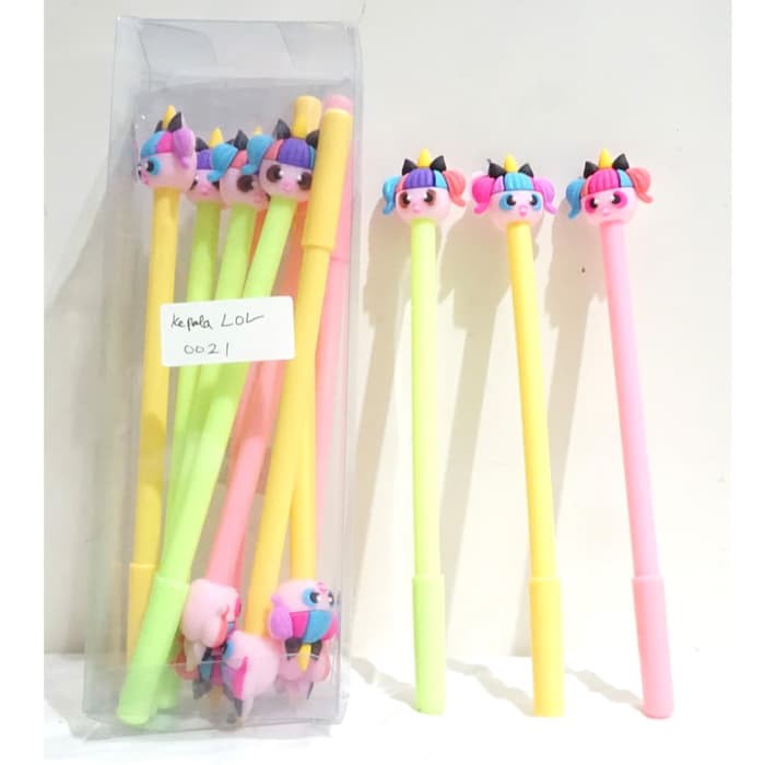 

Pulpen Pen Gel Fancy Unik Lucu Karakter LOL