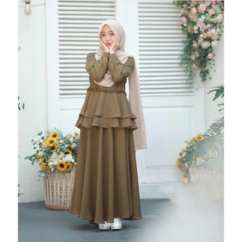 Riza dres | Gamis muslim remaja | dres terbaru | Best seller|