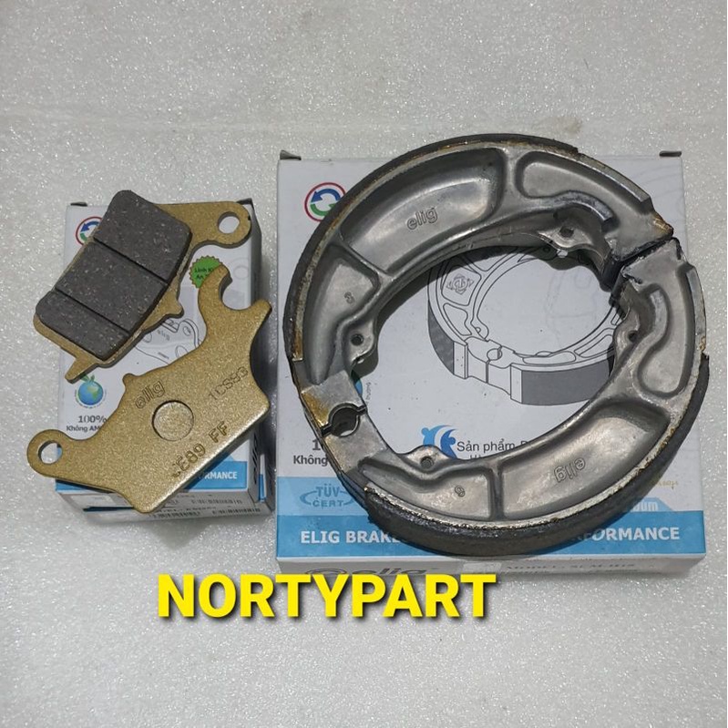 KAMPAS REM DEPAN BELAKANG ELIG VARIO 110 BEAT FI/ESP SCOOPY SPACY