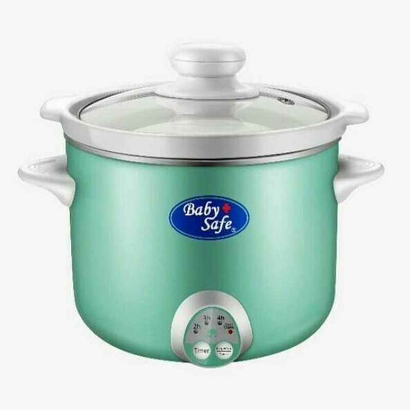 Slow Cooker Baby Safe LB07M 1.2L Tosca Rice Cooker Perlengkapan Bayi Garansi Resmi 1th