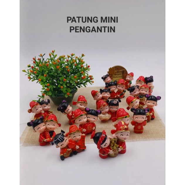 Pajangan sangjit mini size | Patung wedding | Pajangan wedding | Dekorasi sangjit | Patung couple  |