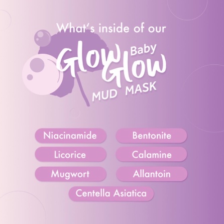 Luxcrime x Awkarin Glow Baby Glow Mud Mask