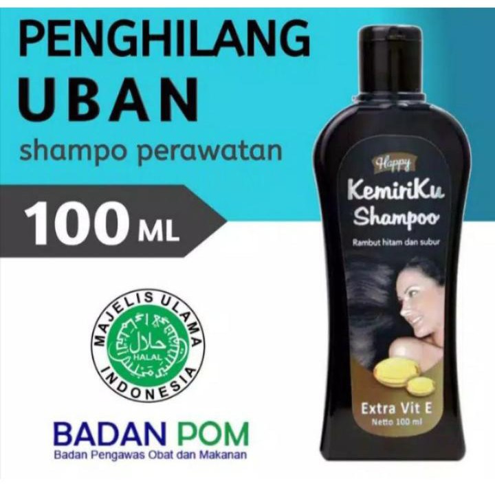 &quot;PROMO&quot;-LEBIH HEMAT ISI 3PCS Shampo Perawatan Rambut Penghilang Uban dengan Kandungan Kemiri Asli