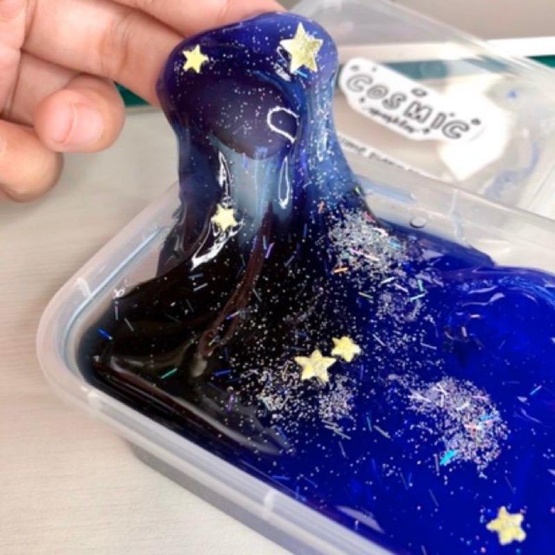 COSMIC SPARKLE SLIME by SLIMEDIARYID / cfc slimediary id slimediary.id asli original