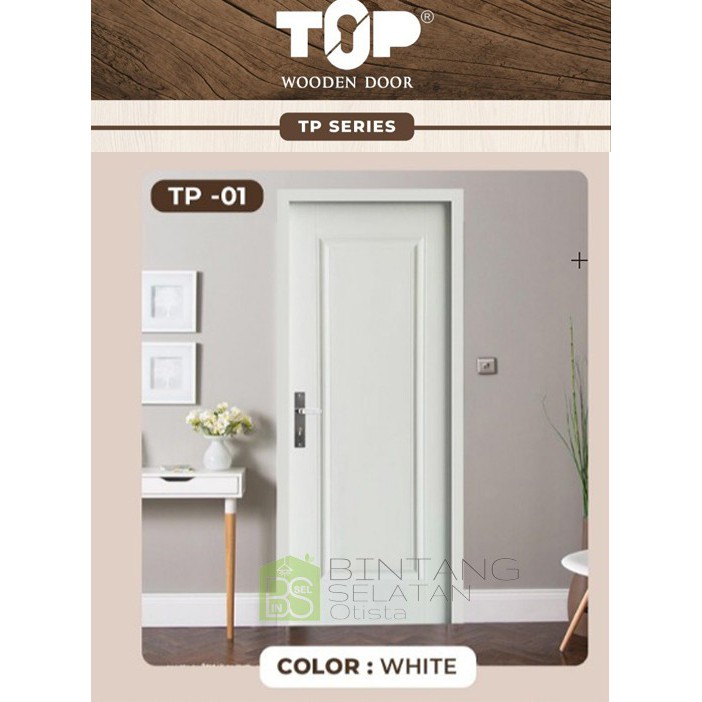 KODAI DOOR PINTU HDF WOODEN DOOR KODAI TP SERIES PUTIH MINIMALIS