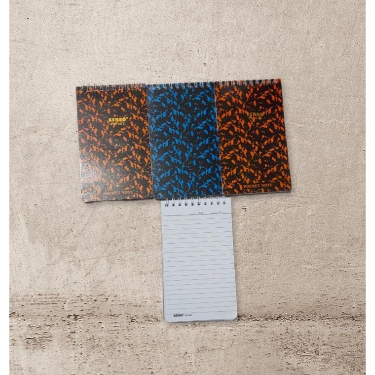 

Pocket Note Kenko PN 403 / Notes Spiral / Buku Tulis Memo