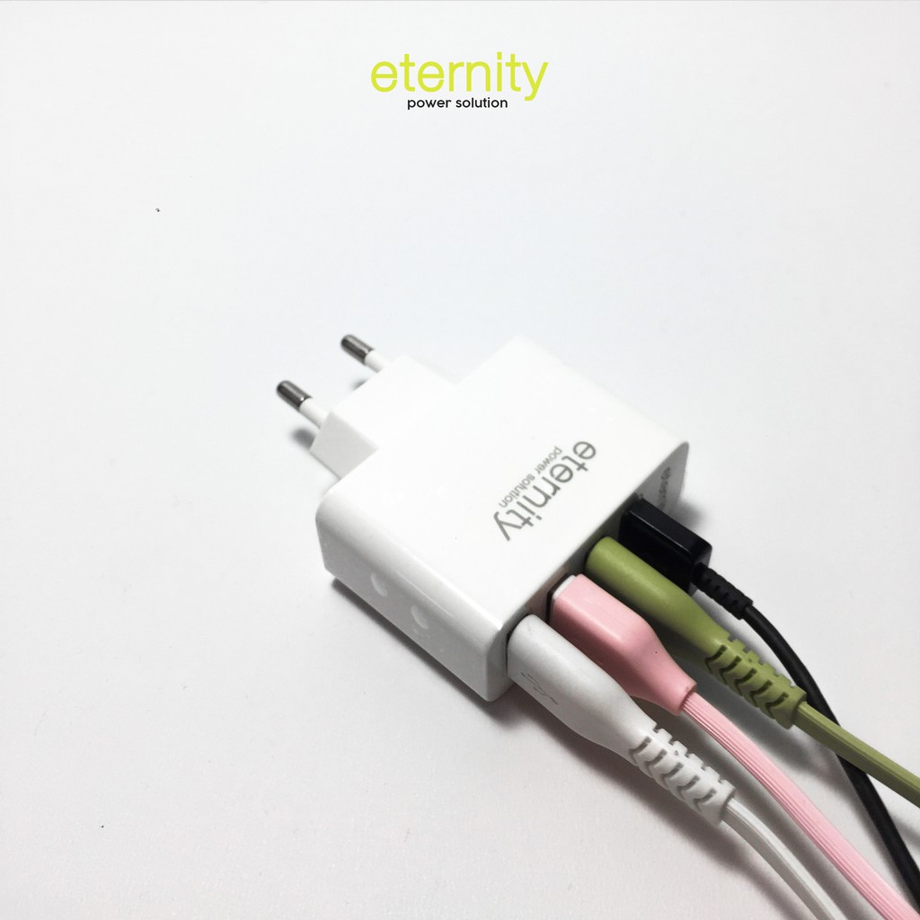 Eternity Travel Charger Adaptor Power Solution 4 Output 4.2A Fast Charger Brand Reborn Batok Casan