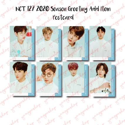 [MIN BELI 2] 127 ADD ITEM 2020 SEASON GREETING NSEO POSTCARD SET FAN MADE UNOFFICIAL YANGPASHOP JAEH