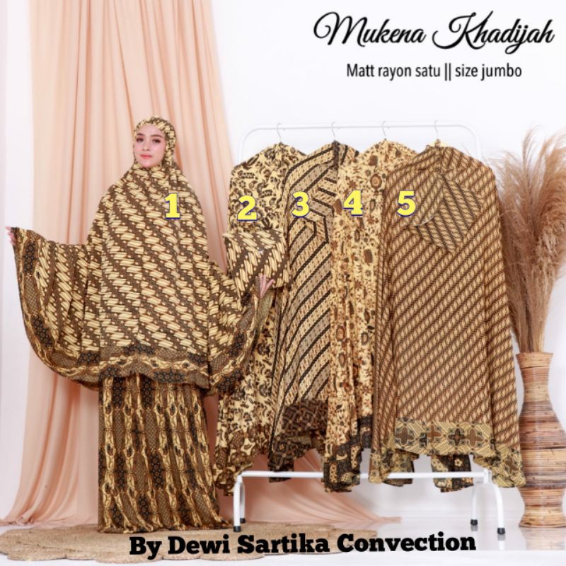 mukena katun rayon / mukena dewasa