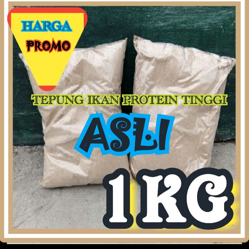 

Tepung Ikan Murni 1 kg Asli 100% Original / tepung ikan pakan ternak / tepung ikan protein 42 % / tepung ikan super/ pakan ternak / tepung pakan ternak / makanan ternak / ternak ayam sapi / umpan pancing ikan / tepung protein ternak / pakan ruminansia