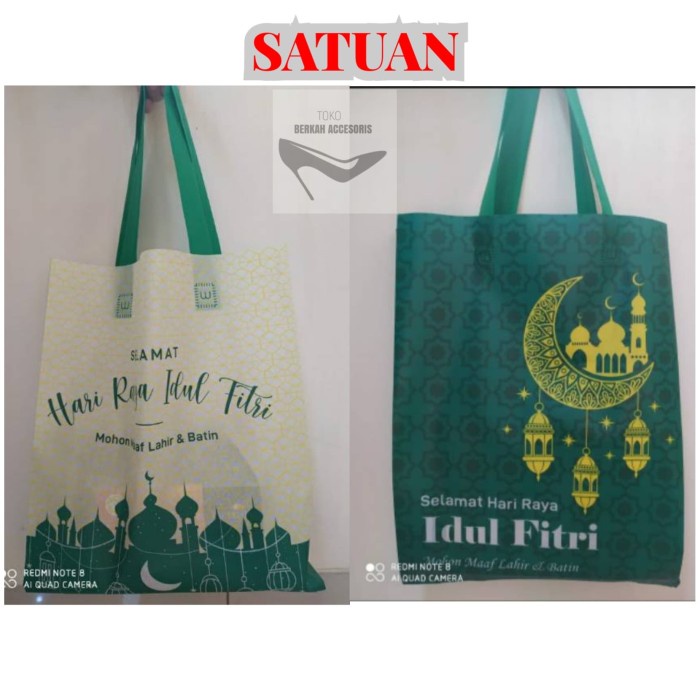 

SALE Goodie Bag Idul Fitri Uk 30x40x10 cm Kain Spunbond Laminasi SATUAN