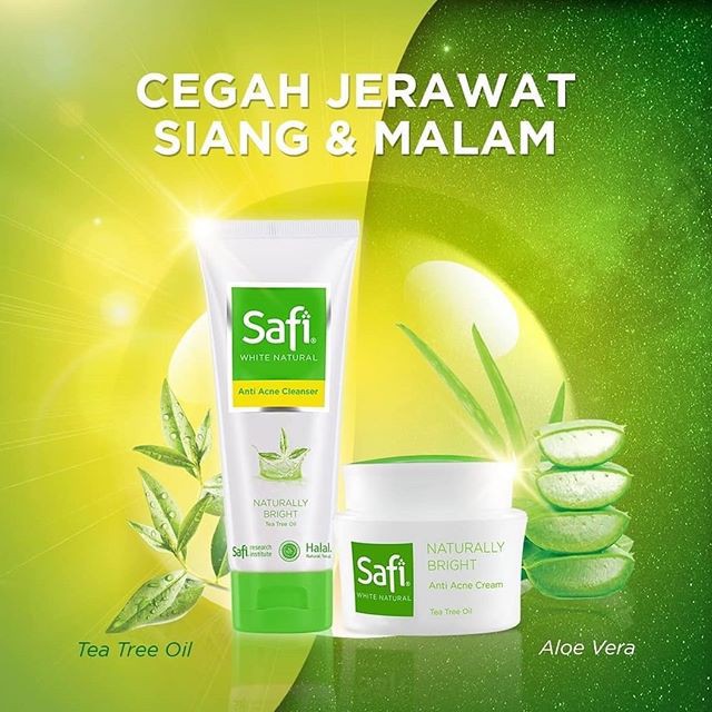 (COD BISA)✅ Safi White Natural Acne (1 PAKET)