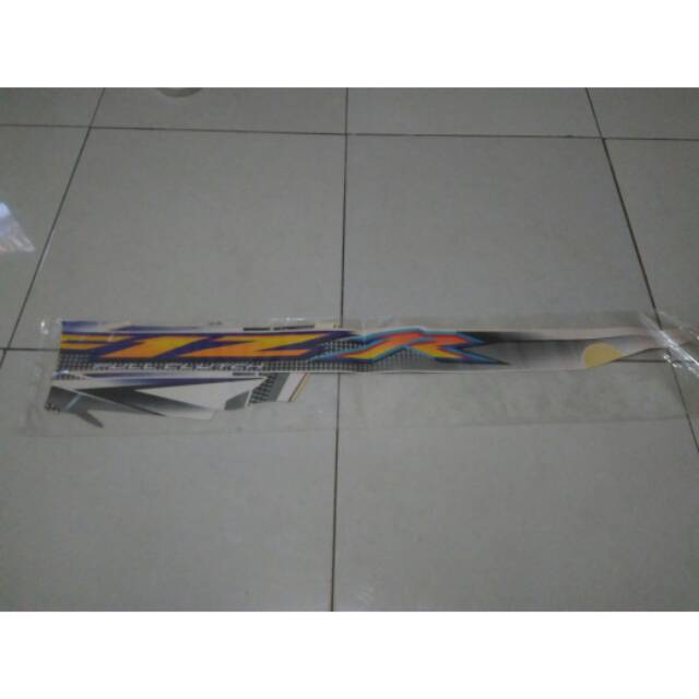 Striping fizr f1zr F1ZR 2004 biru putih