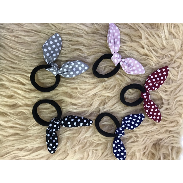 

5 PCS KARET KELINCI MOTIF POLKADOT