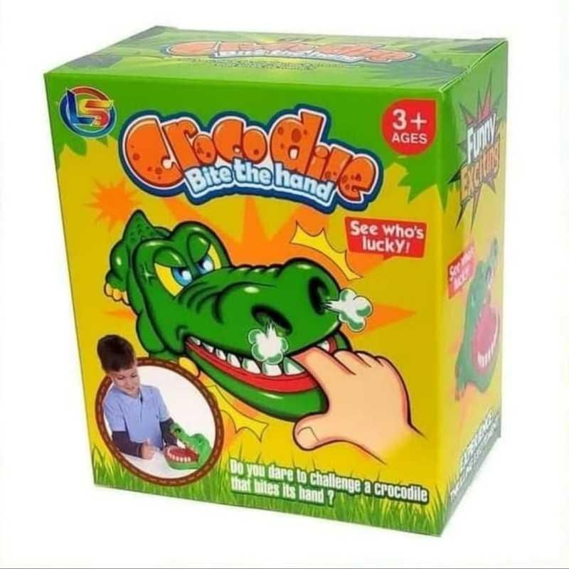 Mainan anak Crocodile dentist buaya gigit jari