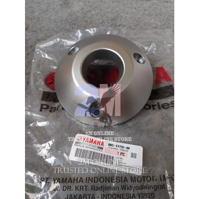 CAP TUTUP KNALPOT BELAKANG XSR 155 ORI YGP BBS-E4799-00