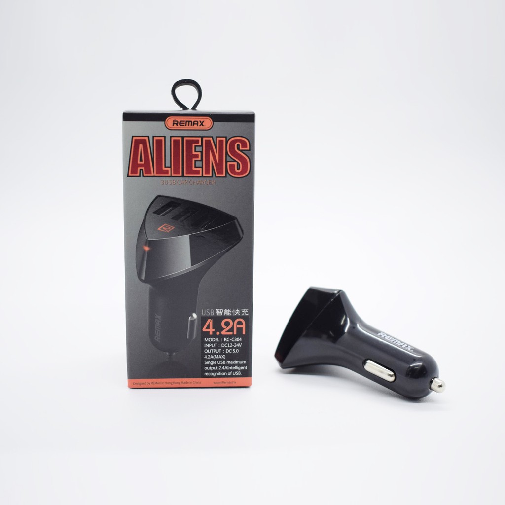 BENCO Car Charger RCC 304 Aliens 4A 3 Output USB