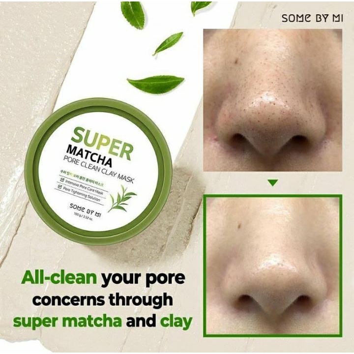 [BPOM] SOME BY MI Super Matcha Pore Clean Clay Maks 100gr | SOMEBYMI