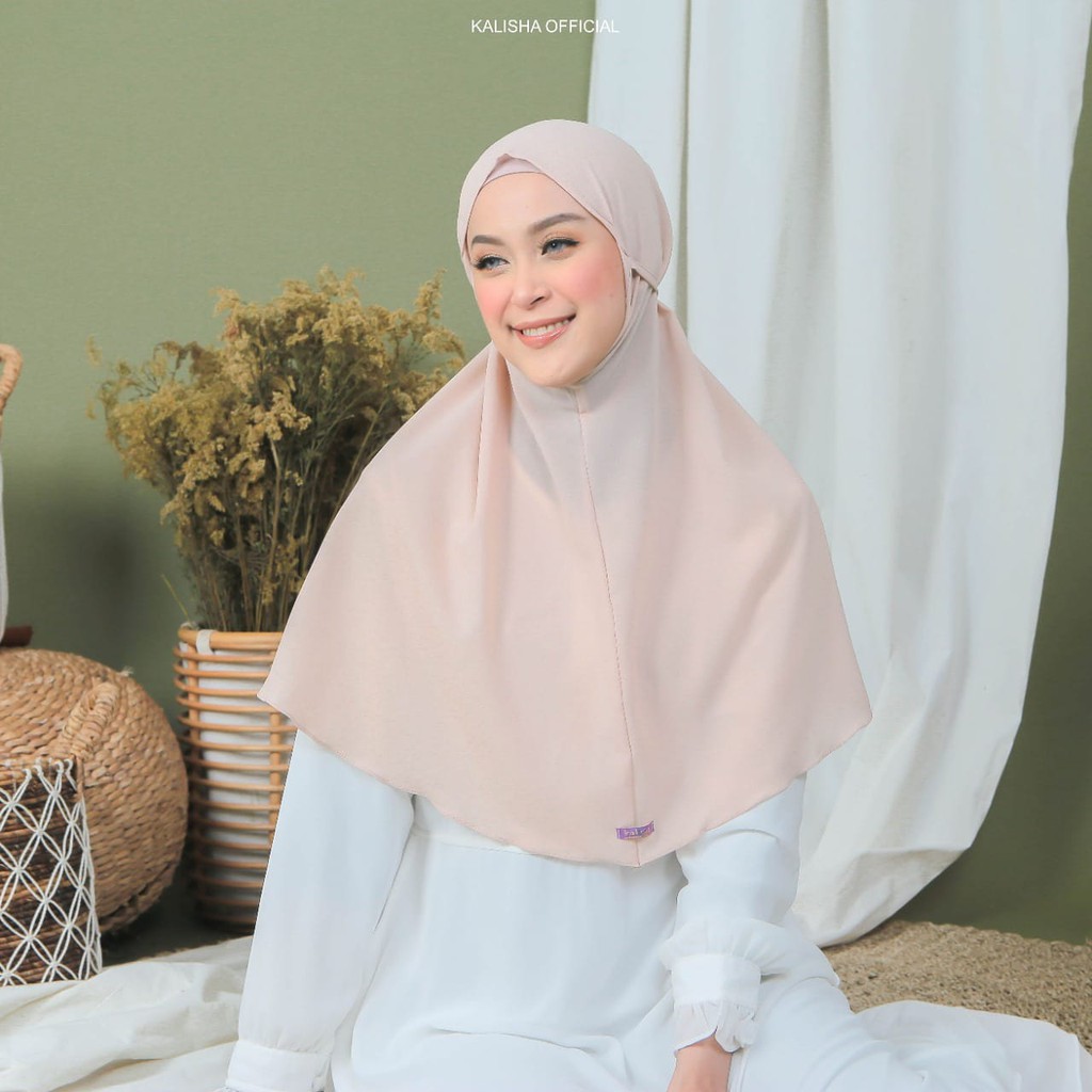 Kerudung Hijab Instan Khimar Bergo Maryam Diamond Crepe Premium Standar By Kalisha